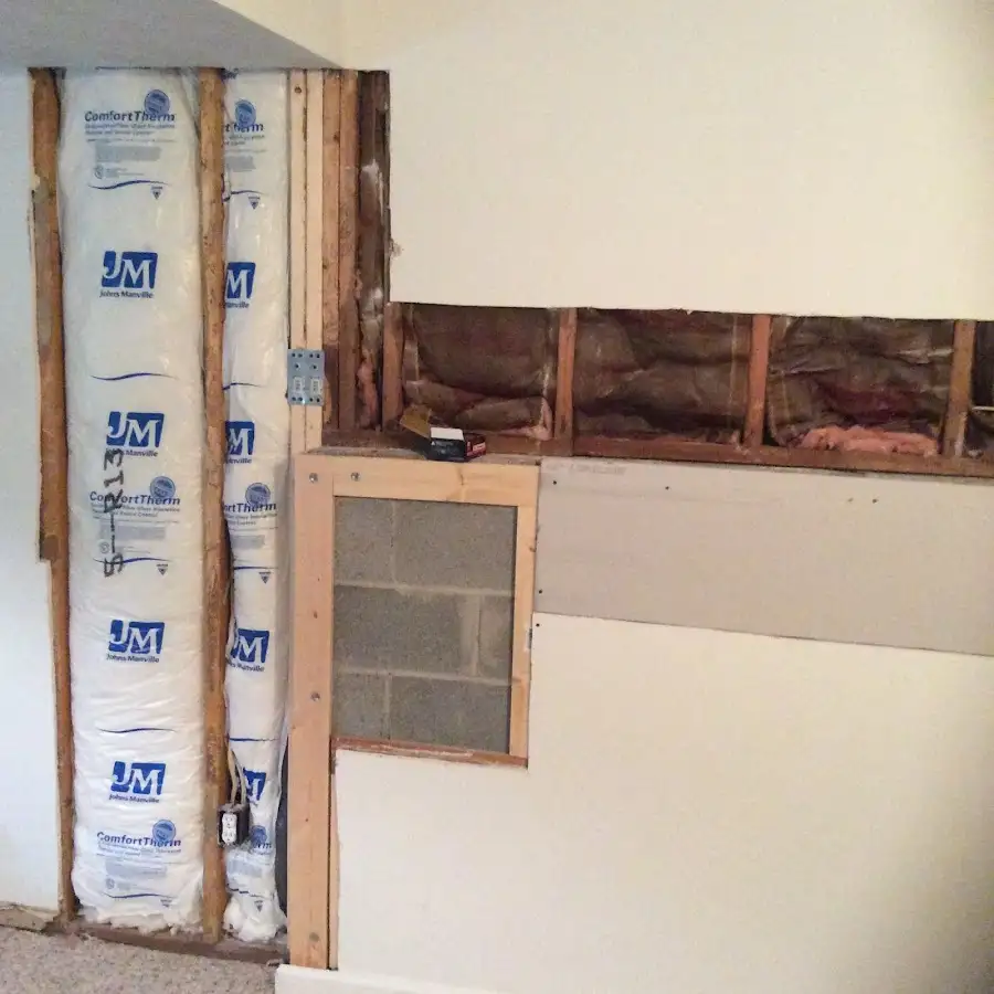 Wall insulation replacement during Odor Removal & Deodorization in Lake Arbor
